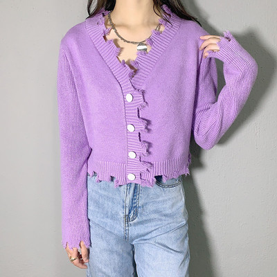 Vesta casual dama cu motive rupte