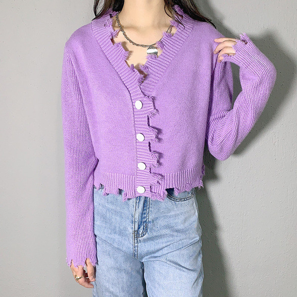 Vesta casual dama cu motive rupte