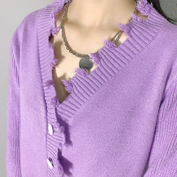 Vesta casual dama cu motive rupte