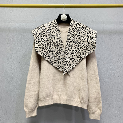 Νέο μοντέλο γυναικείο πουλόβερ με άνιμαλ πριντ