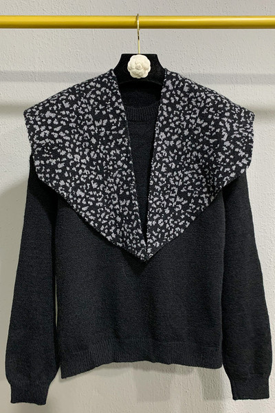 Νέο μοντέλο γυναικείο πουλόβερ με άνιμαλ πριντ 