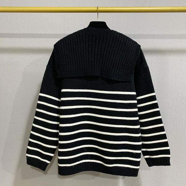 Naiste talvine triibuline kampsun