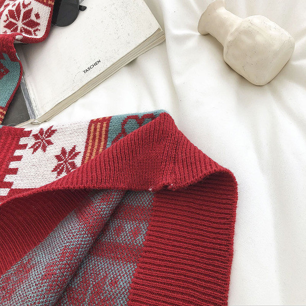 Casual γυναικείο πουλόβερ με οβάλ λαιμόκοψη και μακριά μανίκια