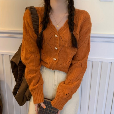 Praegune naiste õhuke vest spits-kaelusega