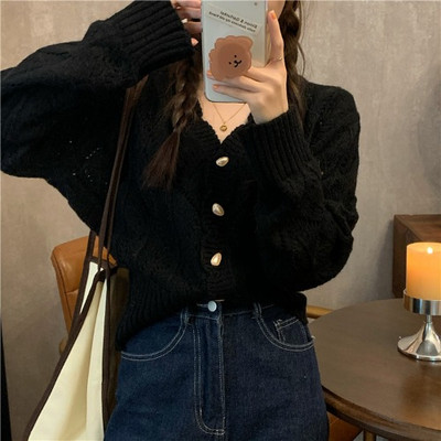 Praegune naiste õhuke vest spits-kaelusega