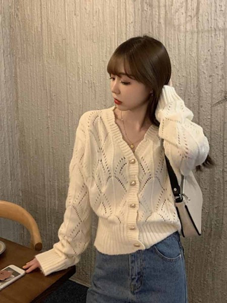 Praegune naiste õhuke vest spits-kaelusega