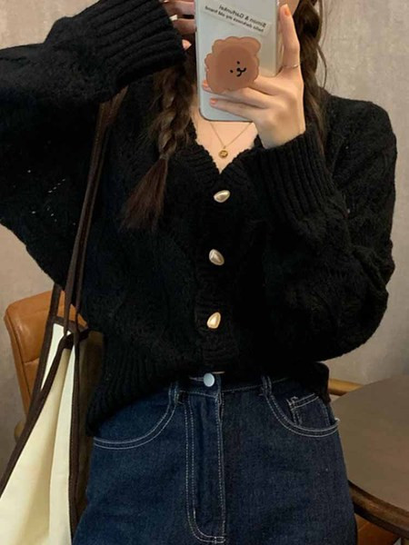 Praegune naiste õhuke vest spits-kaelusega