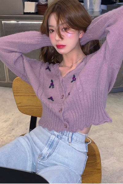 Naiste vabaaja lühike kardigan