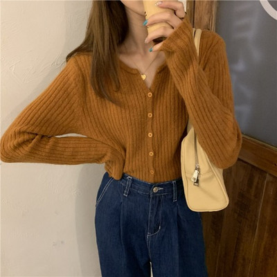 Κοντή γυναικεία ζακέτα με ντεκολτέ