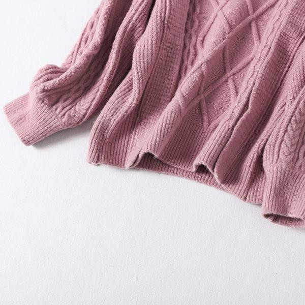 Naiste vabaaja kampsun ovaalse kaelusega