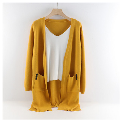 Νέο μοντέλο γυναικεία ζακέτα με τσέπες και κουμπιά