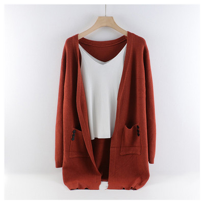 Νέο μοντέλο γυναικεία ζακέτα με τσέπες και κουμπιά