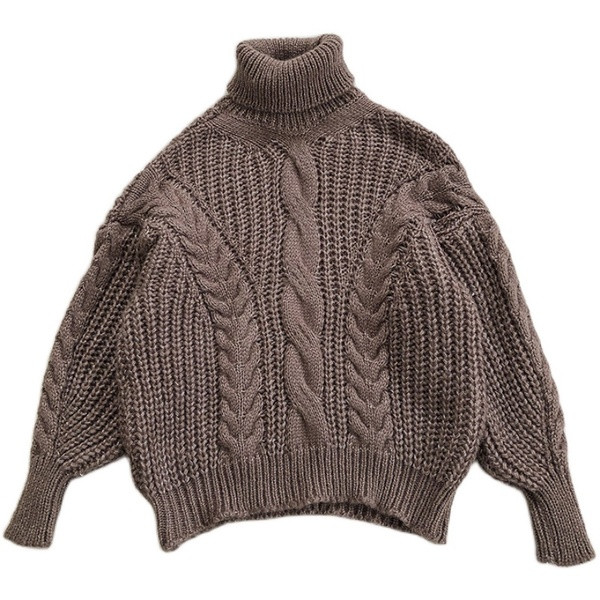 Moodne naiste kampsun polo krae ja pikkade varrukatega