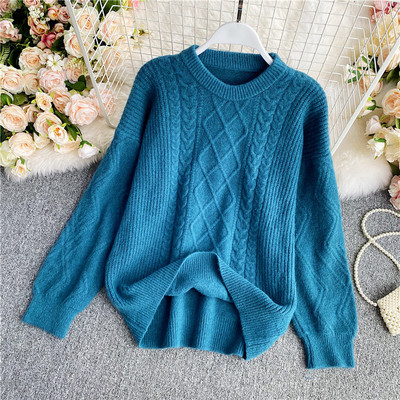 Naiste vabaaja pikkade varrukatega kampsun