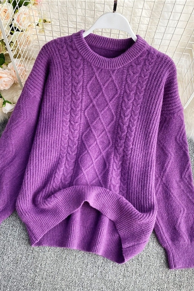 Naiste vabaaja pikkade varrukatega kampsun