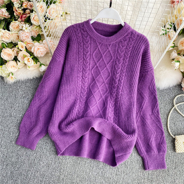 Naiste vabaaja pikkade varrukatega kampsun