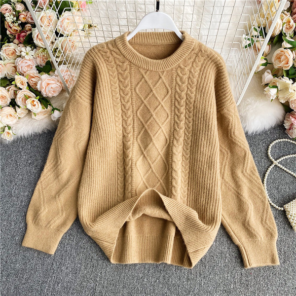 Naiste vabaaja pikkade varrukatega kampsun