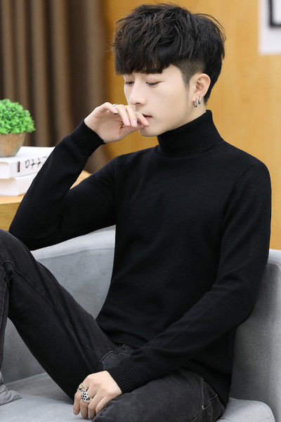 Moodne polokraega meeste kampsun