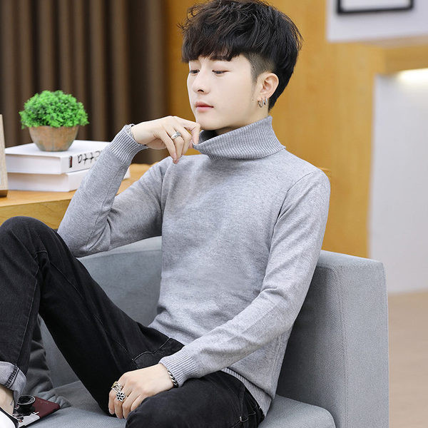 Moodne polokraega meeste kampsun