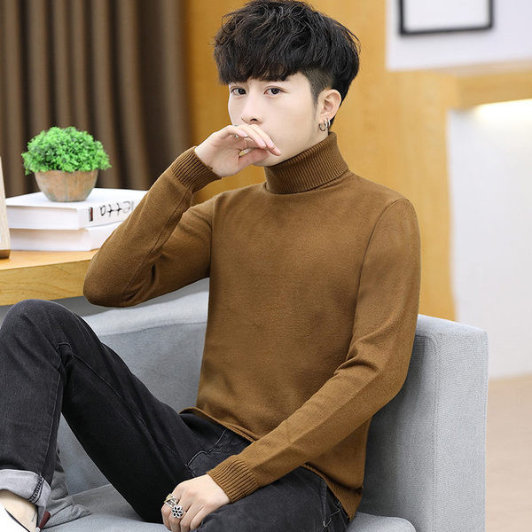 Moodne polokraega meeste kampsun