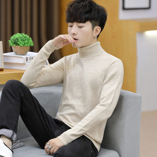 Moodne polokraega meeste kampsun