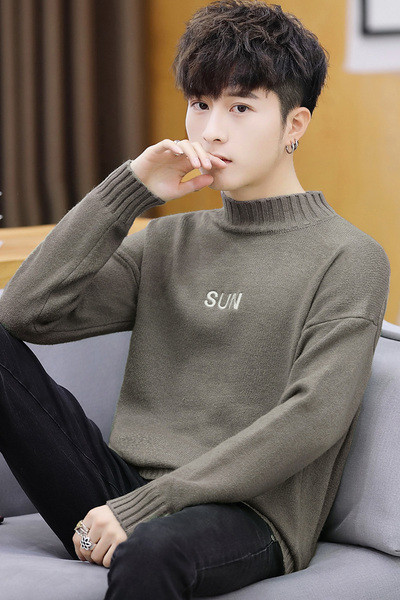 Uus mudel tikandiga meeste kampsun