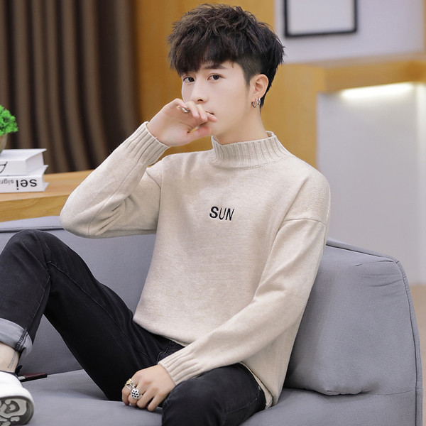 Uus mudel tikandiga meeste kampsun