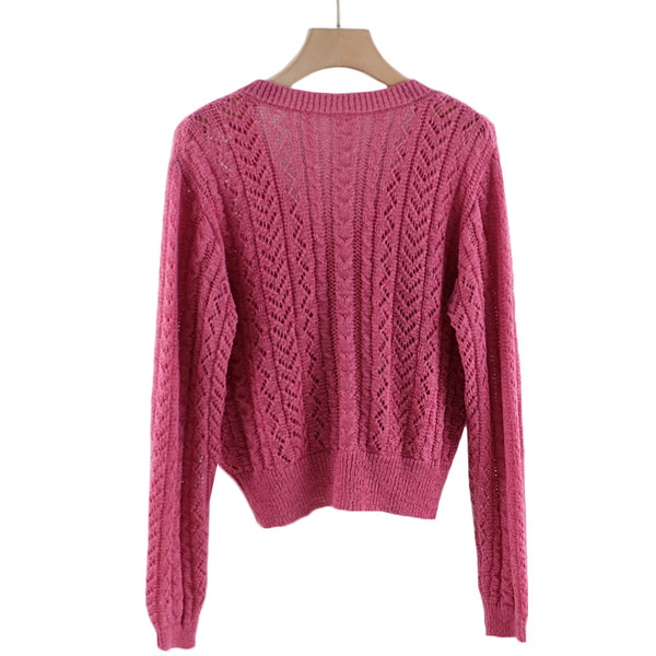 Uue mudeli naiste vest - spits-kaelusega ja nööpidega