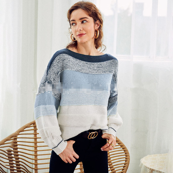 Naiste vabaaja kampsun pikkade varrukate ja paatkaelusega