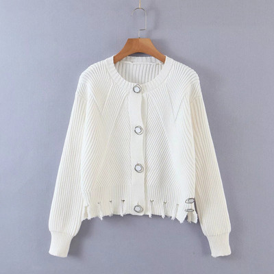 Moodne rebenenud motiivide ja nööpidega vest