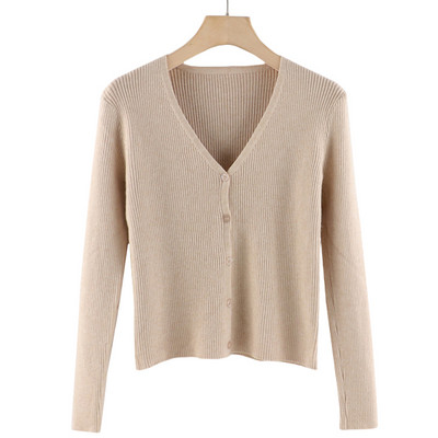 Ženski prsluk sa špic izrezom i gumbima