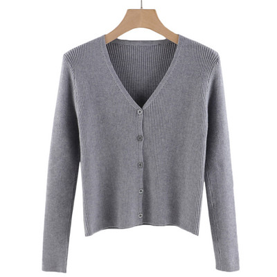 Ženski prsluk sa špic izrezom i gumbima