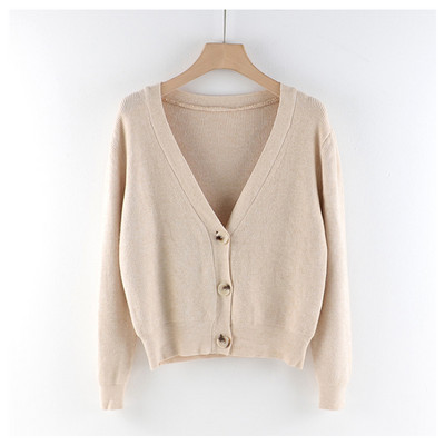 Γυναικεία μοντέρνα ζακέτα  με βαθύ ντεκολτέ