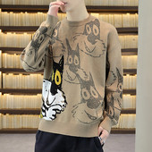 Moodne meeste kampsun ümara kaelusega - kaks mudelit