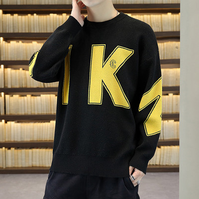 Moodne meeste kampsun ümara kaelusega - kaks mudelit