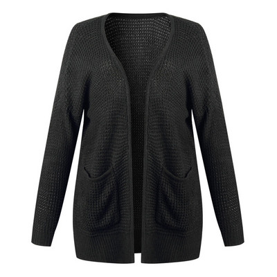 Γυναικεία casual ζακέτα λεπτή πλεκτή με τσέπες