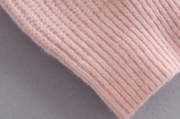 Casual πουλόβερ με κολάρο και μεσαίου μήκους