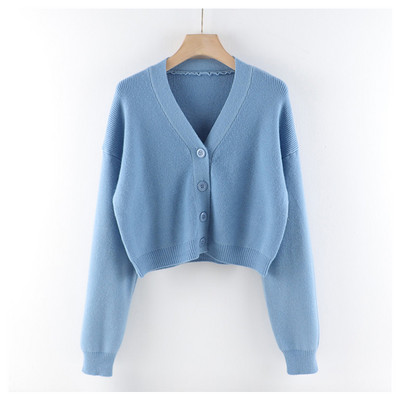 Γυναικεία ζακέτα νέο μοντέλο  με μακριά μανίκια και λαιμόκοψη