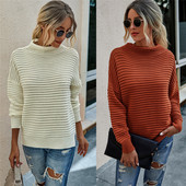 Stiilne naiste kampsun ovaalse dekoltee ja pikkade varrukatega