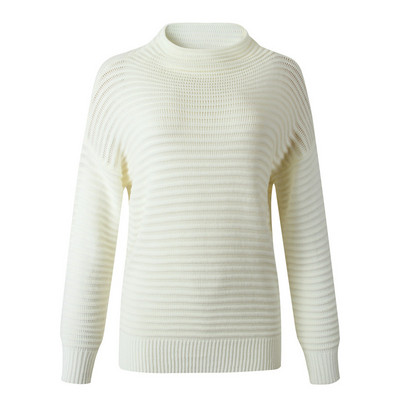 Stiilne naiste kampsun ovaalse dekoltee ja pikkade varrukatega