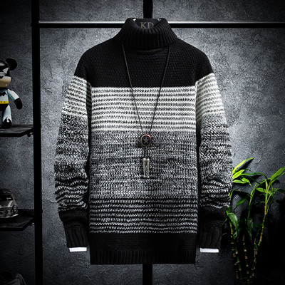 Ανδρικό πουλόβερ με γιακά