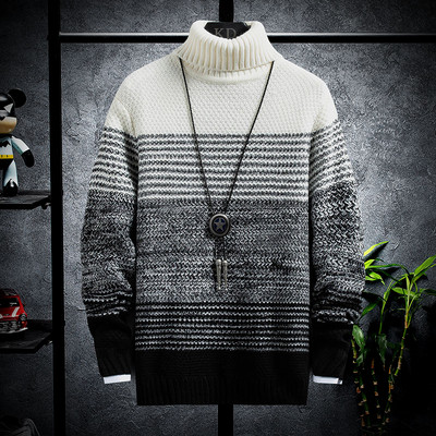 Ανδρικό πουλόβερ με γιακά