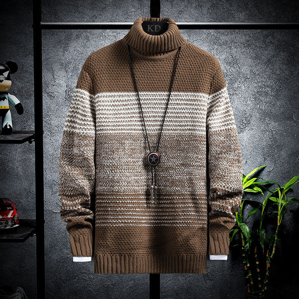 Ανδρικό πουλόβερ με γιακά