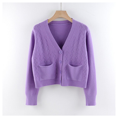 Γυναικεία καθημερινή ζακέτα με κουμπιά και τσέπες