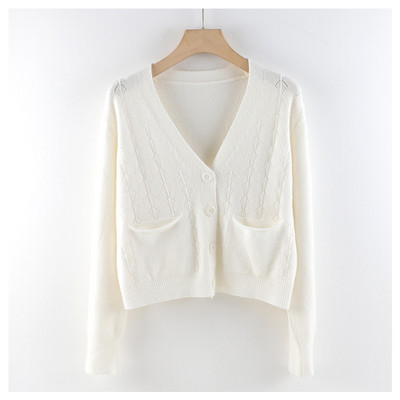 Γυναικεία καθημερινή ζακέτα με κουμπιά και τσέπες