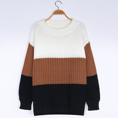 Γυναικείο πουλόβερ  μοντέλο με οβάλ λαιμόκοψη