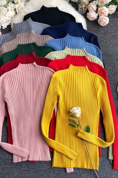 Vabaaja naiste kampsun madala polo kraega