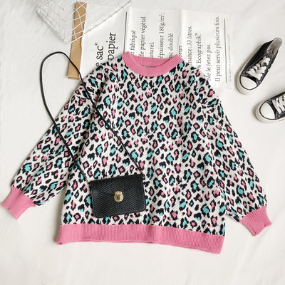 Πουλόβερ casual με μοτίβο λεοπάρδαλη