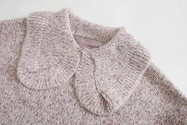 Γυναικείο ρετρό στυλ πουλόβερ με μανίκια