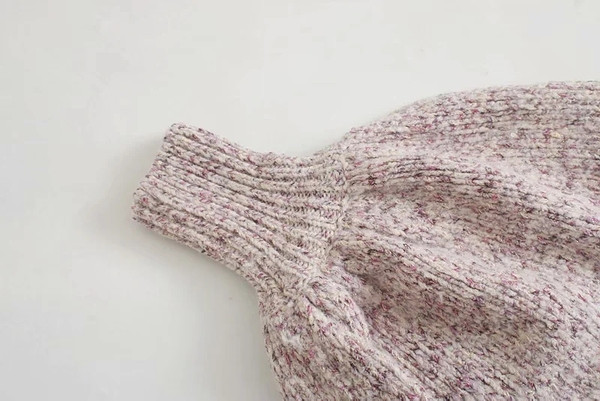 Γυναικείο ρετρό στυλ πουλόβερ με μανίκια